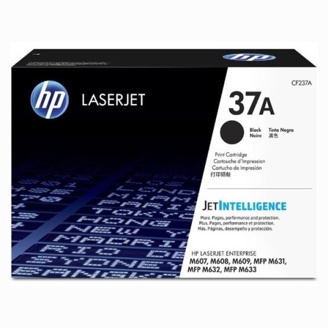 HP oryginalny toner CF237A, black, 11000s, HP 37A, HP LaserJet Enterprise M607n, M607dn, M608, O