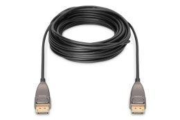 Kabel DP/DP M/M czarny 10m DisplayPort 1.4 Hybrydowy AOC 8K 60Hz UHD