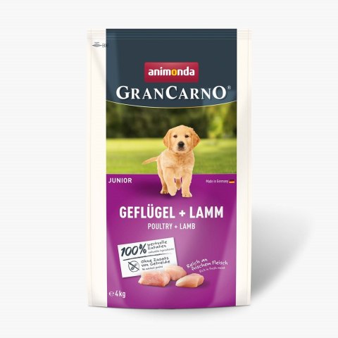 ANIMONDA Gran Carno Junior Poultry + Lamb 4kg