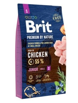 BRIT Premium by Nature Chicken Small Junior - sucha karma dla psa - 3 kg