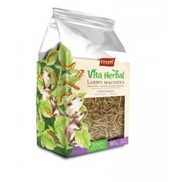 Vita Herbal dla gryzoni, larwy mącznika, 80 g, 4szt