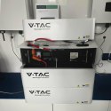 Stojak RACK do magazynów energii V-TAC VT48100E-P2 modularny regał 5,12kWh 5 modułów max (SKU 11556) Biały