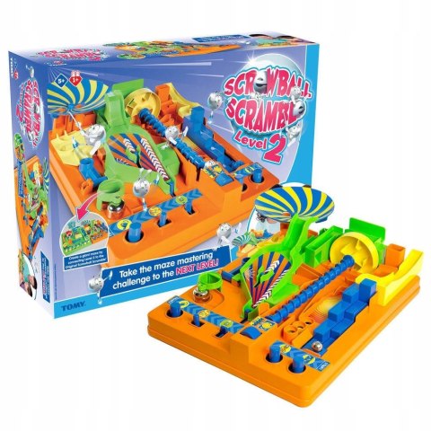 Gra zręcznościowa TOMY SCREWBALL SCRAMBLE LEVEL 2 Tor przeszkód 2 (T73109 /4)