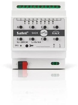 SATEL KNX 8-kanałowy aktor przełączający KNX-SA24