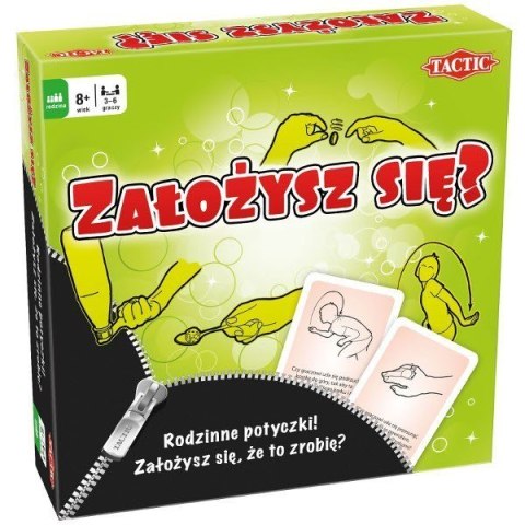 Założysz się? rodzinna gra planszowa 40841 TACTIC