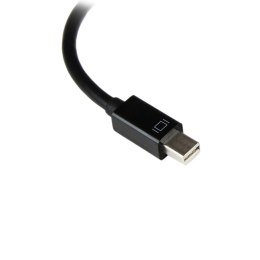 StarTech.com MDP2VGA2 adapter kablowy 0,18 m Mini DisplayPort VGA (D-Sub) Czarny