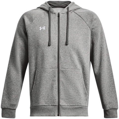 Bluza męska Under Armour Rival Fleece FZ Hoodie szara 1379767 025