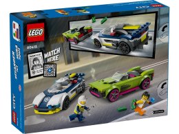 LEGO City 60415 Pościg radiowozu za muscle carem