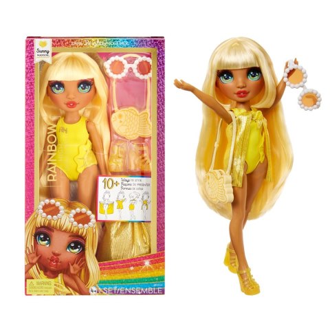 Rainbow High Swim & Style Fashion Doll- Sunny (Yellow)