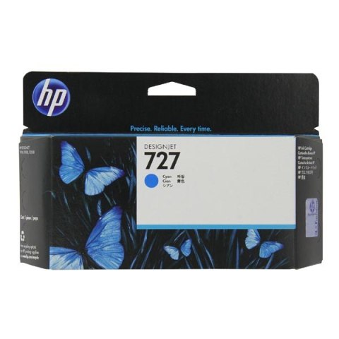 HP oryginalny ink / tusz F9J76A, HP 727, cyan, 300ml, HP DesignJet T1530,T2530,T930,T1500,T2500,T920