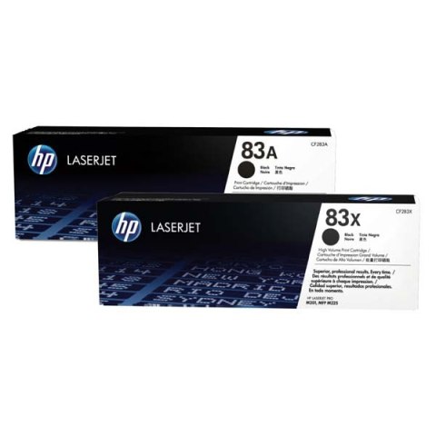 HP oryginalny toner CF283AD, black, 3000 (2x1500)s, HP 83A, HP LJ Pro M201dw,M201n,MFP M125a,MFP M125nrw, dual pack, 1240g, 2szt