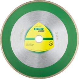 KLINGSPOR TARCZA DIAMENTOWA PEŁNA 250mm x 1,9mm x 30/25,4mm DT600F DO CERAMIKI