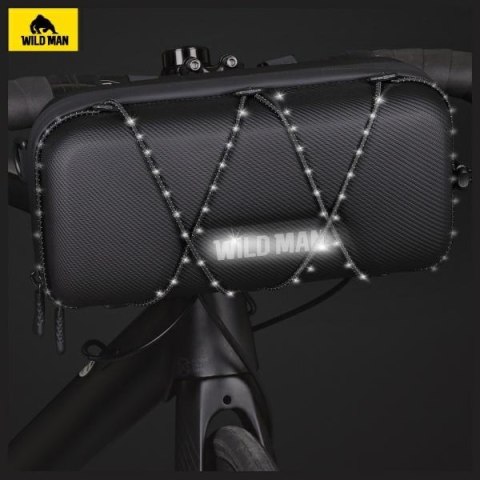 WILDMAN Etui/uchwyt rowerowy GD8 sakwa na kierownicę zielone/green