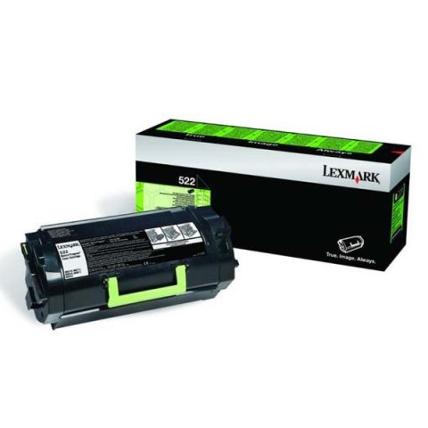 Lexmark oryginalny toner 52D2000, black, 6000s, 522, return, Lexmark MS812de, MS812dn, MS810de, MS811dn, O