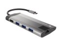 NATEC MULTIPORT FOWLER PLUS USB-C, HDMI 4K, RJ45