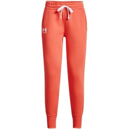 Spodnie damskie Under Armour Rival Fleece pomarańczowe 1356416 877