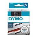 Dymo oryginalny taśma do drukarek etykiet, Dymo, 45811, S0720910, biały druk/czarny podkład, 7m, 19mm, D1