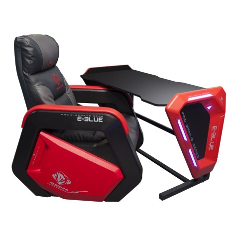 E-Blue Biurko dla gracza EGT002BK, 125x62 cm, 80,8 cm, podświetlenie