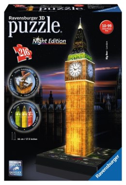 Ravensburger Big Ben Night Edition Puzzle 3D 216 szt. Budynki