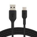 BELKIN CABLE USB C-A OPLOT 3M, CZARNY