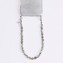 UNIQ Coehl Candy Gem Handstrap uniwersalny sznurek do telefonu na rękę srebrny/silver sparkling