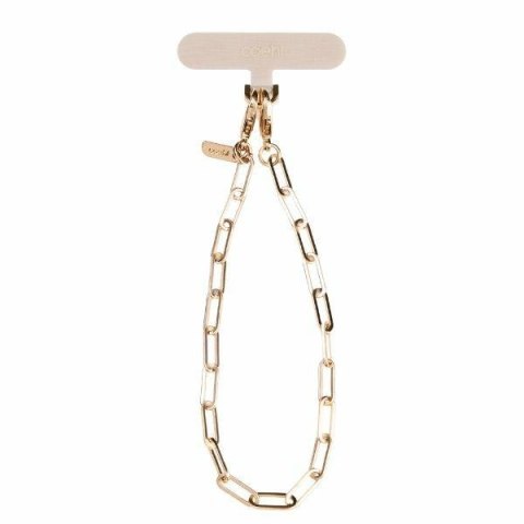 UNIQ Coehl GoldiLocks Handstrap uniwersalny sznurek do telefonu na rękę złoty/champagne gold