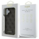 Guess GUHCP16MGF4GBR iPhone 16 Plus 6.7" brązowy/brown hardcase 4G Charms Collection