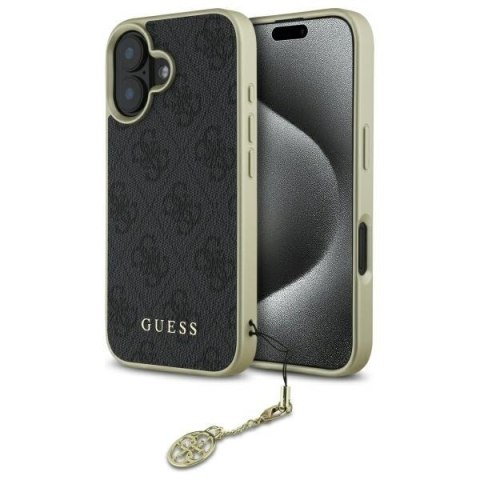 Guess GUHCP16MGF4GGR iPhone 16 Plus 6.7" czarny/black hardcase 4G Charms Collection