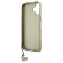 Guess GUHCP16SGF4GBR iPhone 16 6.1" brązowy/brown hardcase 4G Charms Collection