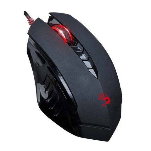 A4tech Mysz Bloody V8A, 3200DPI, optyczna, 7kl., 1 scroll, przewodowa USB, czarna, do gry, CORE 3, pamięć 160kB