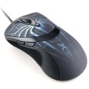 A4tech Mysz XL-747H, 3600DPI, laserowa, 7kl., 1 scroll, przewodowa USB, niebieska, do gry