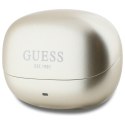 Guess słuchawki Bluetooth GUTWST88MCTGD TWS + stacja dokująca złoty/gold Capsule Printed Logo