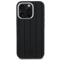 Mercedes MEHMP16L23SUVSK iPhone 16 Pro 6.3" czarny/black hardcase Silicone Vertical Tonal Stripes MagSafe