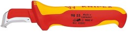 Knipex Kabelmantelmesser 009855 Metaliczny, Czerwony, Żółty Stałe ostrze noża