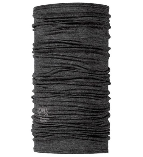 BUFF Chusta wielofunkcyjna MERINO LIGHTWEIGHT dla dorosłych SOLID GREY