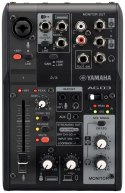 Yamaha AG03 MK2 czarny - 3-kanałowy mikser do streamingu na żywo z interfejsem audio USB