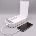 Sterylizator UV Powerton, do telefonów komórkowych i biżuterii, do 6,5", 10 W, biała