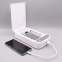 Sterylizator UV Powerton, do telefonów komórkowych i biżuterii, do 6,5", 10 W, biała