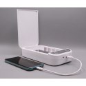 Sterylizator UV Powerton, do telefonów komórkowych i biżuterii, do 6,5", 10 W, biała