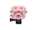 Extralink Kamera Kids Camera H18 Różowa 1080P 30fps, IP68, wyświetlacz 2.0"