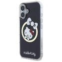 Hello Kitty HKHMP16SHFLBK iPhone 16 6,1" czarny/black hardcase IML Fun bow Magsafe