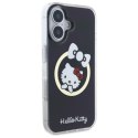 Hello Kitty HKHMP16SHFLBK iPhone 16 6,1" czarny/black hardcase IML Fun bow Magsafe