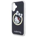 Hello Kitty HKHMP16SHFLBK iPhone 16 6,1" czarny/black hardcase IML Fun bow Magsafe
