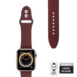 Pasek do APPLE Watch 38/40 mm (bordowy)