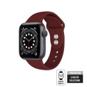 Pasek do APPLE Watch 38/40 mm (bordowy)