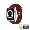 Pasek do APPLE Watch 38/40 mm (bordowy)