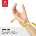 Pasek do APPLE Watch 38/40 mm (bordowy)