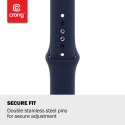 Pasek do APPLE Watch 38/40 mm (bordowy)