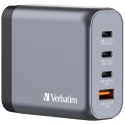 Verbatim GaN charger 140W, 1x USB-A, 3x USB-C