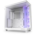 NZXT OBUDOWA KOMPUTEROWA NZXT H6 FLOW RGB MIDI TOWER Z OKNEM BIAŁA